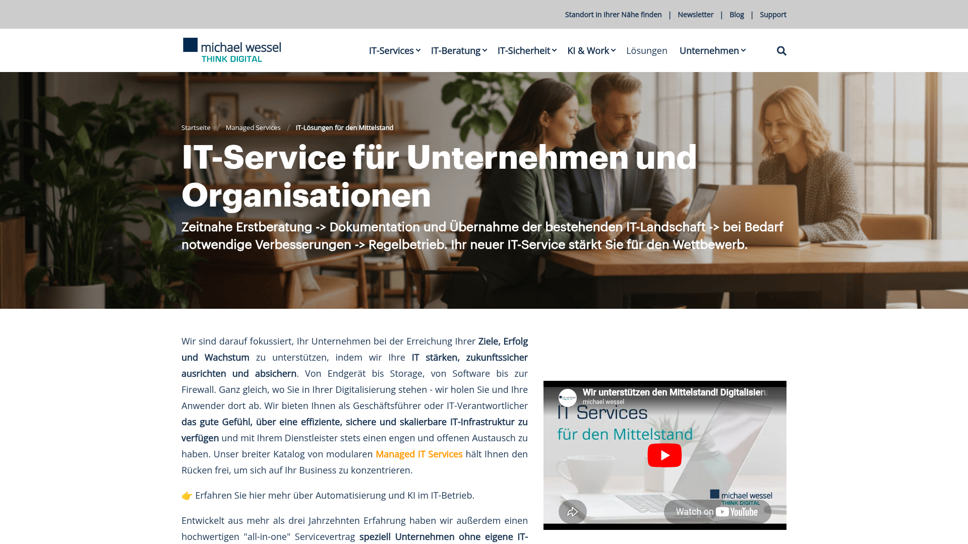 3. Michael Wessel Informationstechnologie GmbH Homepage
