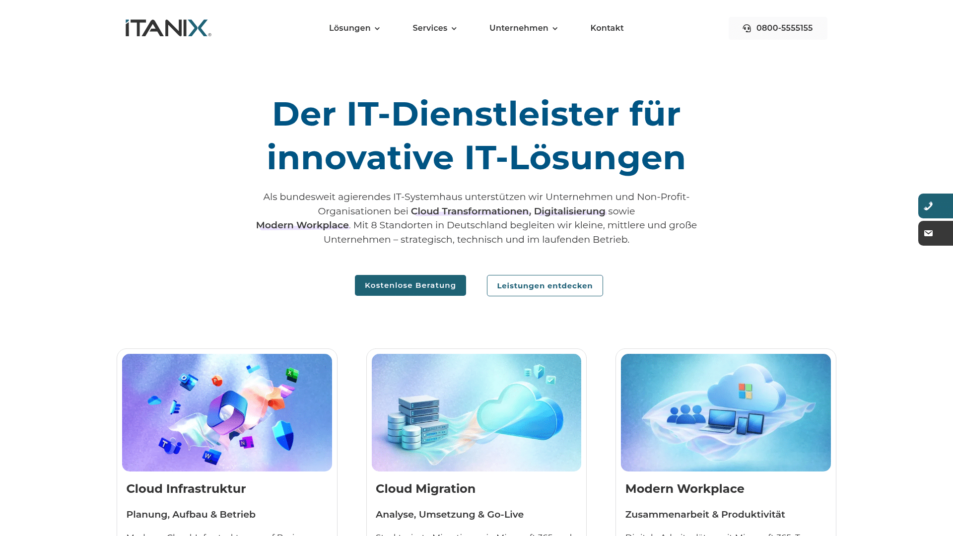 4. ITANIX GmbH Homepage