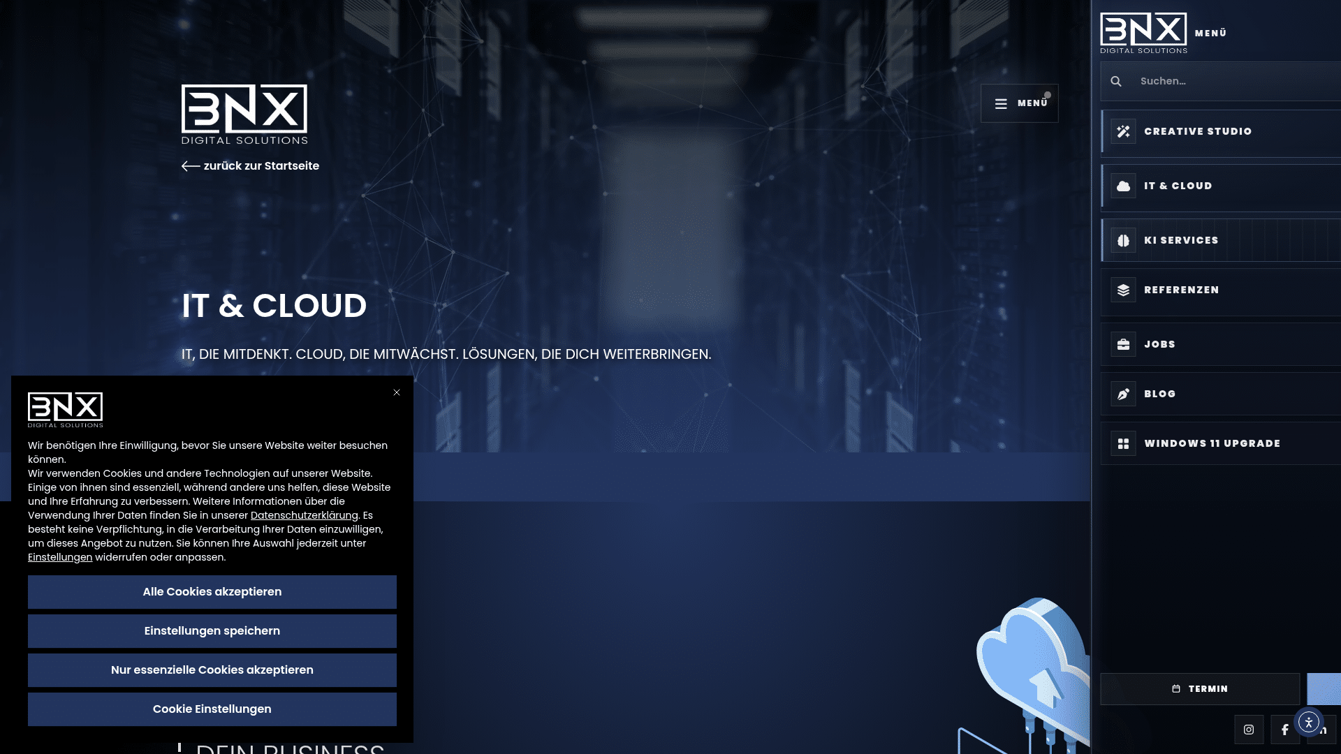 3. BNX GmbH & Co. KG Homepage