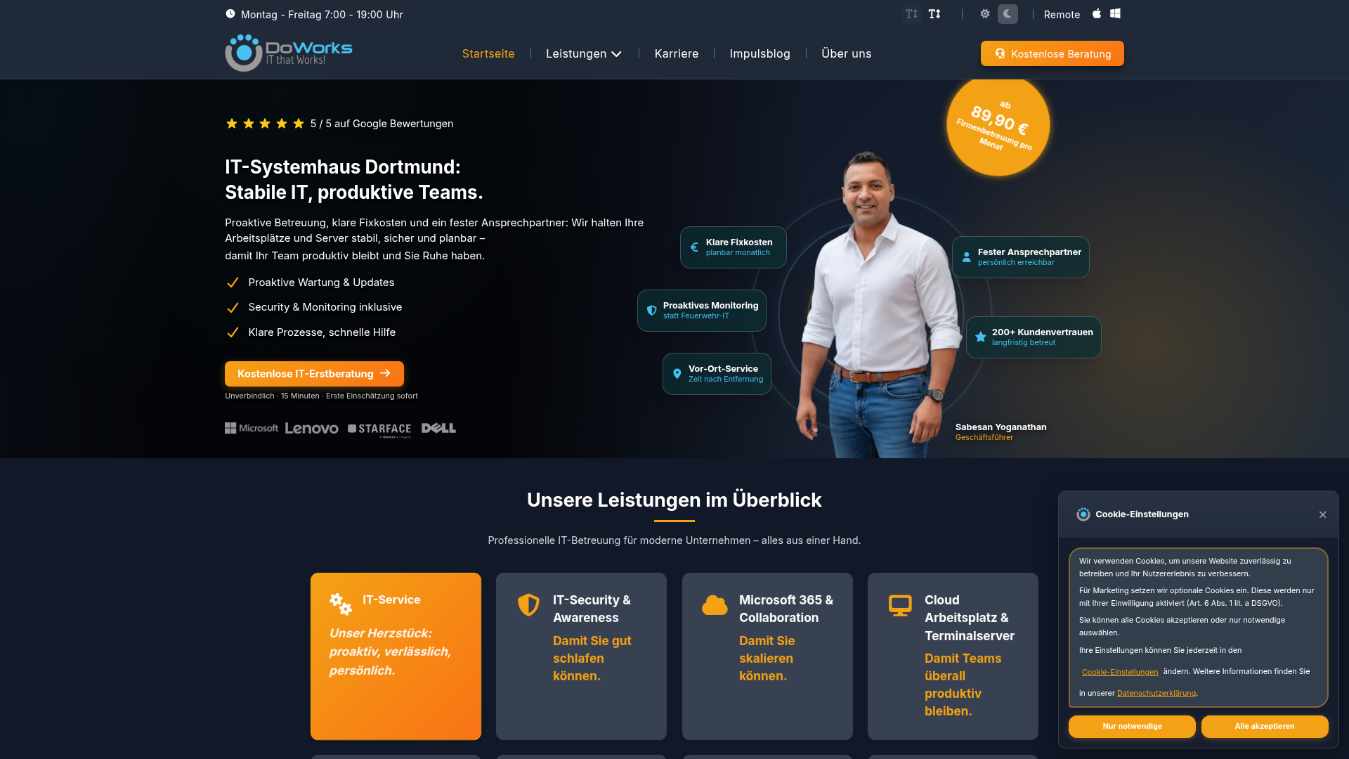 4. DoWorks GmbH Homepage